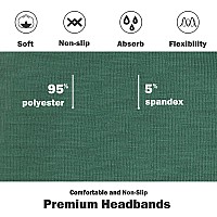 Ivaryss Headbands For Women Nonslip Premium Stretchy Head Bands Hair Accessorieswear For Yoga Fashion Working Out Travel