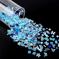 Cooslim 110 Pieces 3D Nail Charms Bows Nail Charms Rose Flower Bowknot Snake Rabbit Animal Bows Shaped Nail Art Rhinestones For