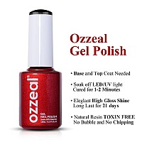 Ozzeal Glitter Gel Polish Black Iridescent Glitter Gel Nail Polish Sparkle Shimmer Gel Glitter Nail Polish Summer Rainbow Soak O