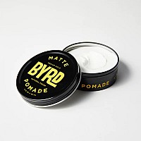 Byrd Matte Pomade 2Pack Medium Hold Matte Finish Add Texture And Sculpt Safe For All Hair Types 335 Oz Each Two Pack