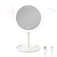 StylPro Melody Bluetooth Makeup Mirror - Dimmable White 