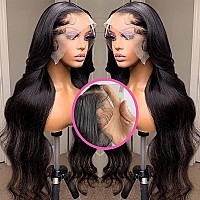 Hairitory Body Wave Lace Front Wigs Human Hair For Black Women 13X4 Hd Transparent Wavy Lace Front Human Hair Glueless Wigs Pre