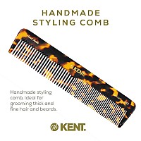 Kent 16T Fine And Wide Tooth Combbeard Hair Mustache And Detangling Comb For Men And Women