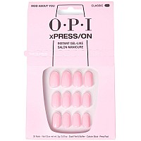 Opi Xpresson Press On Nails Up To 14 Days Of Wear Gellike Salon Manicure Vegan Sustainable Packaging With Nail Glue Shor