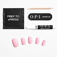 Opi Xpresson Press On Nails Up To 14 Days Of Wear Gellike Salon Manicure Vegan Sustainable Packaging With Nail Glue Shor