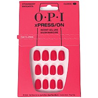 Opi Xpresson Press On Nails Up To 14 Days Of Wear Gellike Salon Manicure Vegan Sustainable Packaging With Nail Glue Shor