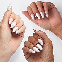 Opi Xpresson Press On Nails Up To 14 Days Of Gellike Salon Manicure Vegan Sustainable Packaging With Nail Glue Long White