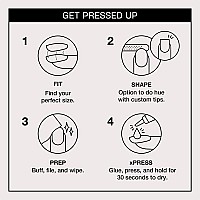 Opi Xpresson Press On Nails Up To 14 Days Of Gellike Salon Manicure Vegan Sustainable Packaging With Nail Glue Long White