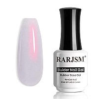 Rarjsm Gel Builder Nail Polish Purple Pearl Hard Gel In A Bottle Red Mermaid Shell Glitter Pearlescent Thick Extension Structure