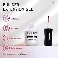 Rarjsm Gel Builder Nail Polish Purple Pearl Hard Gel In A Bottle Red Mermaid Shell Glitter Pearlescent Thick Extension Structure