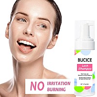 Bucice 202 Floz 60Ml Lash Shampoo For Lash Extensions Removing Eyelid Face Foaming Cleanser And Premium Eyelash Extension C