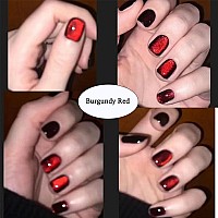 12Ml Dark Redburgendy Red Cat Eye Magnetic Gel Polish