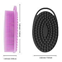 Soft Silicone Body Shower Exfoliating Silicone Body Scrubber Silicone Loofah 2 In 1 Bath And Shampoo Brush Body Scrubber Show