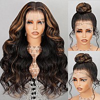 Arabella 360 Lace Front Wigs Human Hair Fbp30 Highlight Ombre Lace Front Wig Human Hair 12A Full Lace Wigs Human Hair 210 Densi