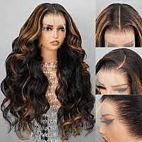 Arabella 360 Lace Front Wigs Human Hair Fbp30 Highlight Ombre Lace Front Wig Human Hair 12A Full Lace Wigs Human Hair 210 Densi