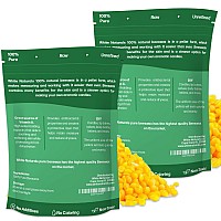 Yellow Beeswax Pellets 2Lb 1Lb In Each Bag Pure Natural Cosmetic Grade Organic Bees Wax Pastilles 3X Filtered Great For