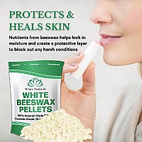 White Beeswax Pellets 2Lb 1Lb In Each Bag Pure Natural Cosmetic Grade Organic Bees Wax Pastilles 3X Filtered Great For