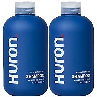 Huron Mens Shampoo Mens Daily Shampoo For Full Strong Hair Nourishing Shampoo For Mens Hair With Argan Oil Vitamins E A