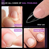 Krofaue Short Stiletto Nail Tips Acrylic Nail Tips 200Pcs Preshaped Extra Short Stiletto Nails Soak Off Clear Nail Tips With