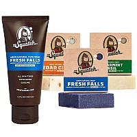 Dr Squatch Mens Face Wash And Bar Soap Bundle Exfoliating Face Wash Made With Natural Ingredients Fresh Falls Face Wash An