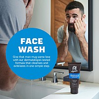 Dr Squatch Mens Face Wash And Bar Soap Bundle Exfoliating Face Wash Made With Natural Ingredients Fresh Falls Face Wash An