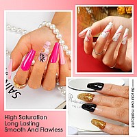 Rosalind 29Pcs Dip Nails Powder Starter Kit 20 Colors Dip Powder Nail Kit Clear Nude Pink Brown Glitter Series Nail Dip Powder