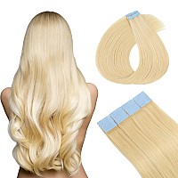 Icyfim 613 Blonde Tape In Hair Extensions Human Hair For Women Premium Quality Soft Thickness Human Hair Extensions Real Human H