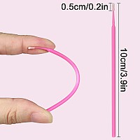 500 Pcs Micro Brushes Microswabs For Eyelash Extensions Makeup Lint Free Lip Micro Applicator Brush Disposable Micro Swabs