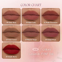 Dasique Cream De Rose Tint 15 Crush Berry Amazon Us Only Velvet Cream Matte Lip Stain Infused With Rose Water Vegan