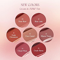 Dasique Cream De Rose Tint 15 Crush Berry Amazon Us Only Velvet Cream Matte Lip Stain Infused With Rose Water Vegan