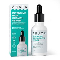 Arata Intensive Hair Growth Serum 30 Ml Boosts Hair Growth Strengthens With 5 Capixyl 3 Redensyl And 3 Procapil