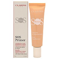 Clarins Peach SOS Make-up Primer | 24H Hydration, 1 O