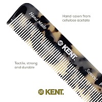 Kent Fine Tooth Travel Comb Handmade Pocket Styling Comb For Beard Mustache And Finethinning Hair Essential Grooming Tool