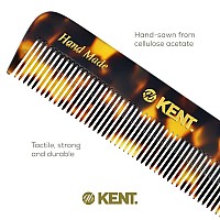 Kent Fine Tooth Travel Comb Handmade Pocket Styling Comb For Fine Or Thinning Hair Mustache And Beard Care