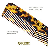 Kent Hair Comb For Men Handmade Pocket Comb Fine And Wide Tooth Hair Comb For Grooming And Styling Sawcut Kent Comb 2 Pack