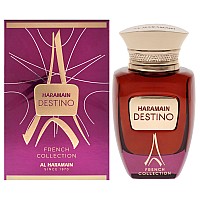 Al Haramain Destino Unisex Perfume - 3.33 oz Long Last