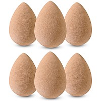 Foonbe Blender Beauty 6 Pcs Latex Free Makeup Sponge Set Big Foundation Sponge Perfect With Foundations Powders And Creams