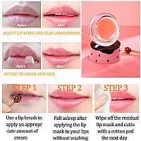 Strawberry Lip Balm Honey Pot Strawberry Lip Mask Propolis Moisturizing Hydrating Prevention Dry And Cracked Lip Scrubs Exfolia