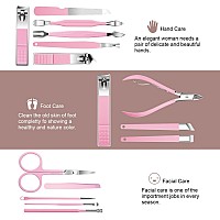 Fixbody Nail Clipper Set Nail Kit Manicure Set Nail Care Manicure Kit Fingernail Toenail Clippers Birthday Gift For Wo