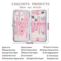 Fixbody Nail Clipper Set Nail Kit Manicure Set Nail Care Manicure Kit Fingernail Toenail Clippers Birthday Gift For Wo