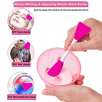 Rampula Face Mask Brush Facial Mud Applicator With White Plastic Handle Soft Face Mask Applicator For Applying Facial Mask Ey