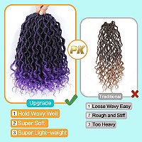 Karida Goddess Locs Crochet Hair 14 Inch 8 Packs Upgraded Crochet Hair For Black Women Pre Looped Crochet Faux Locs With Curly