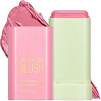 Cream Blush Stick Monochromatic Blush Beauty Wand For Cheek And Lip Tint With Long Lasting Hydrating Formula Multiuse Makeup