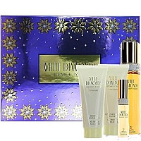 White Diamonds by Elizabeth Taylor, 4 Piece Gift Set for Women with Body Wash