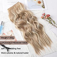 Invisible Wire Hair Exetensions 20 Inch Clip In Hair Extensions With Invisible Wire Adjustabel Size Long Wave Hair Extensions Wi