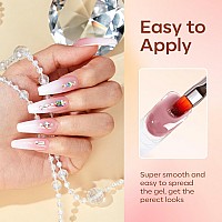 Modelones Poly Gel 12 Colors Nude Pink Natural All Seasons Colors Poly Nail Extension Gel Builder Nail Gel Design Professional S