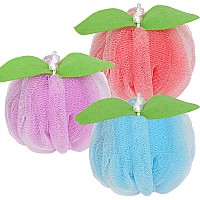 Farmoga Bath Loofah Shower Sponge Back Body Scrubber Soft Mesh Shower Puff Loofa Bath Sponge For Women Men Exfoliating Bathing