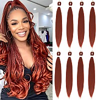 Braiding Hair Pre Stretched 8 Packs Prestretched Braiding Hair 26 Inch Ombre Braiding Hair Itch Free 350 Yaki Synthetic Hair