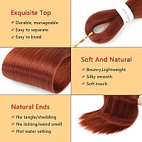 Braiding Hair Pre Stretched 8 Packs Prestretched Braiding Hair 26 Inch Ombre Braiding Hair Itch Free 350 Yaki Synthetic Hair