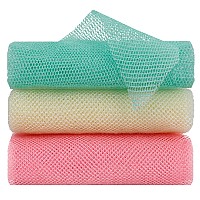 Farmoga African Bath Sponge African Net Long Net Bath Sponge African Exfoliating Net African Wash Net Shower Body Scrubber Back